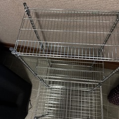 【お取引き中です】スチールラック　2個セットの画像