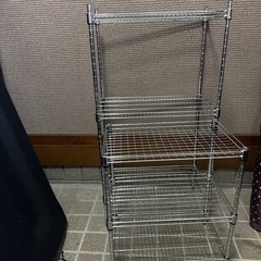 【お取引き中です】スチールラック　2個セットの画像