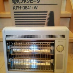 800円で。電気ファンヒーターです。の画像