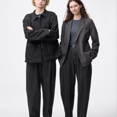 ＧＵ デニムキャロットパンツの画像