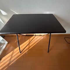 【折りたたみデスク】ニトリ フレッタDBR（ダークブラウン）200円の画像