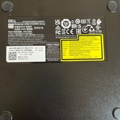 デル USB薄型DVDスーパーマルチドライブ DW316」の画像