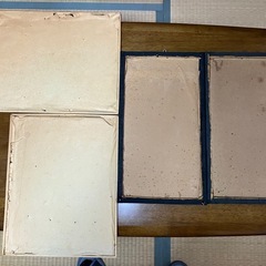 木製彫刻パネル 4枚セットの画像