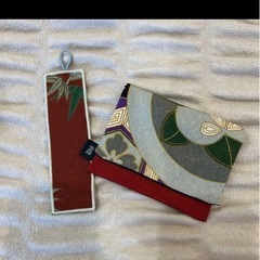 詩仙堂ショルダーポーチ・しおり・ティッシュケース3点セットの画像