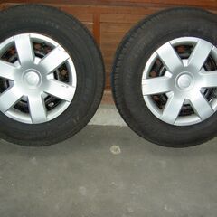 200系 ハイエースに! 2016年製 195/80R15 107/105L LT ブリジストン VL1 スタッドレス 鉄ホイール 139.7-6H 4本の画像