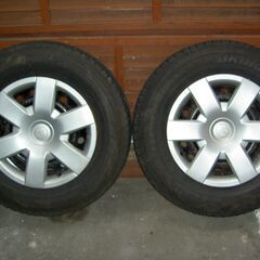 200系 ハイエースに! 2016年製 195/80R15 107/105L LT ブリジストン VL1 スタッドレス 鉄ホイール 139.7-6H 4本の画像