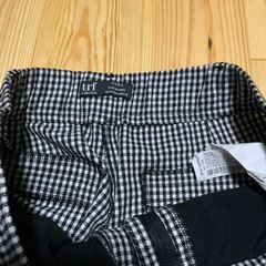 ZARA チェックパンツ　サイズM ウエスト平置き36、総丈91.5、股下66センチの画像