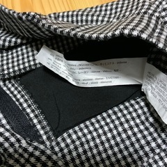 ZARA チェックパンツ　サイズM ウエスト平置き36、総丈91.5、股下66センチの画像
