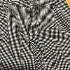 ZARA チェックパンツ　サイズM ウエスト平置き36、総丈91.5、股下66センチの画像
