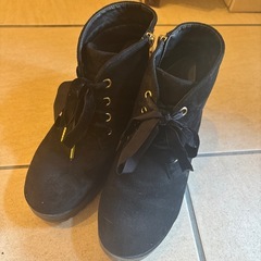 厚底靴　23cm 黒の画像