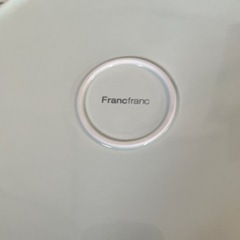 Francfrancのお花レースのお皿の画像