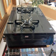 【プロパンガス】【LPガス専用】ガステーブル ガスコンロ 2口 パロマ製 使用感少ない良品 2013年製の画像