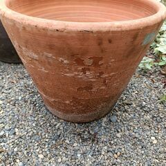 素焼き鉢（植木鉢）2個を無料でお譲りします。の画像