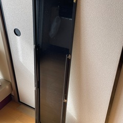 全身鏡 姿見 鏡 壁掛け スタンドミラー かがみ 折りたたみ 自立 軽量 薄型 アルミ合金 30×120cmの画像