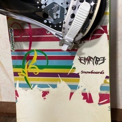 エンパイア　スノーボード　154cmの画像