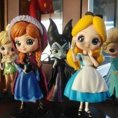 プライズフィギュア　ディズニーセットの画像