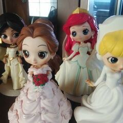 プライズフィギュア　ディズニーセットの画像