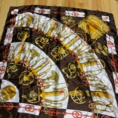 スカーフ　バンダナ　サイズ縦横86センチ　2枚組の画像