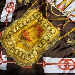 スカーフ　バンダナ　サイズ縦横86センチ　2枚組の画像