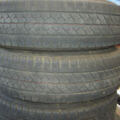 200系 ハイエースに! 2016年製 195/80R15 107/105L LT ブリジストン VL1 スタッドレス 鉄ホイール 139.7-6H 4本の画像