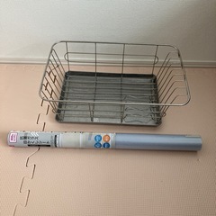 食器かご　水切りの画像