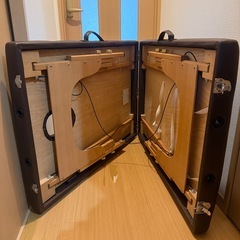 折り畳み　施術ベッド　高さ調整可の画像