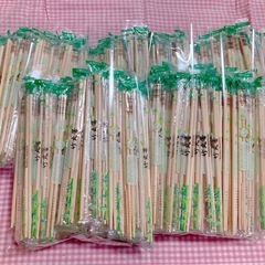 未使用　使い捨て割り箸の画像