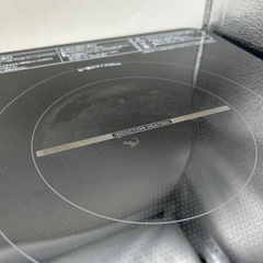 2口IHコンロ アイリスオーヤマ 2017年製の画像