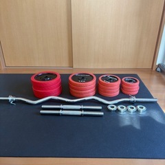 ダンベル&EZバーのセットの画像