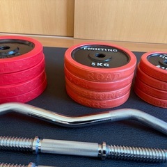 ダンベル&EZバーのセットの画像