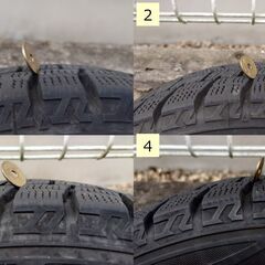 アルトラパン純正ホイール＋スタッドレス DUNLOPWinterMax WM02 155/65R14 2020年製造×4本セットの画像