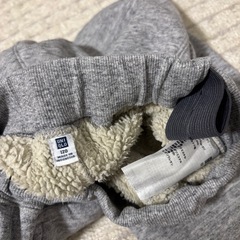ユニクロ　ボアスエット　グレー　120の画像