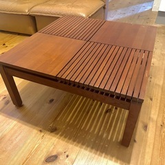ローテーブル　木製　正方形の画像