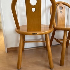 karimoku チェア　2個の画像