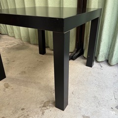 ✨IKEA ブラック テーブル✨ シンプルデザイン / サイドテーブル の画像