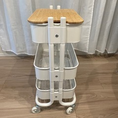 IKEA ロースコグ RASKOG ミニサイズ ホワイトの画像