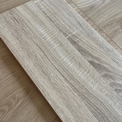 USED ★スチール4段ラック　木目　省スペース　奥行26cmの画像