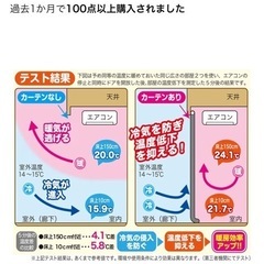 断熱カーテン間仕切り用 ①の画像