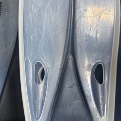 シュノーケルフィンMORGEN SKY Mサイズ 黒/白 の画像