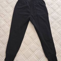 ★ GU ジーユー スウェットイージーパンツ(股下68cm) 黒/ブラック色 WOMEN/レディースＸＬの画像