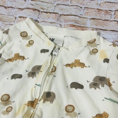 【まとめ売り・２点セット】長袖　長ズボン　ロンパース　12-18mの画像