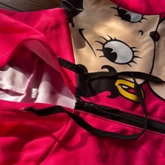 ◼️お取引予定　🉐ほぼ新品✨ベティピンクパーカー3XLの画像