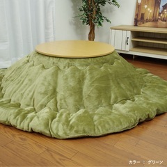こたつ　ダイニングテーブル　円テーブルの画像