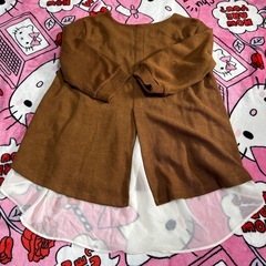 ７部袖 フィッシュテールセーターの画像