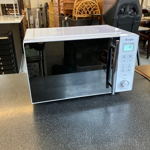 K2511-015 エディオン e angle 電子レンジ ANG-MO-C5 2024年製 庫内フラットタイプ 中古美品