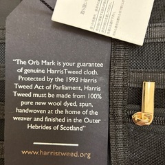 Harris Tweed パスポートケース　【新品】の画像