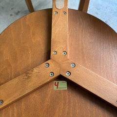 希少✨ビンテージ 丸椅子 スツール Yamaguchi 4脚セット スタッキング可能の画像