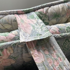 花柄敷布団シングルの画像