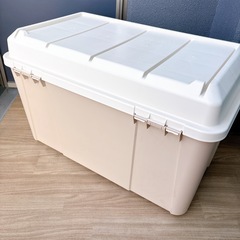 【取引先決まりました】[引取り限定]アイリスオーヤマ ワイドストッカー ベージュ WY-780の画像