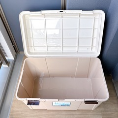 【取引先決まりました】[引取り限定]アイリスオーヤマ ワイドストッカー ベージュ WY-780の画像